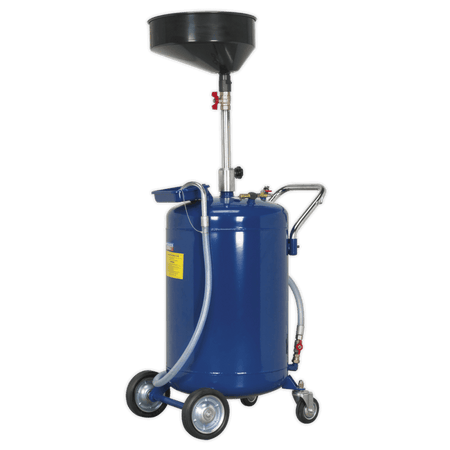 Sealey Mobile Oil Drainer 110ltr Air Discharge Model No-AK458DX