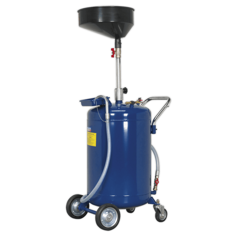 Sealey Mobile Oil Drainer 110ltr Air Discharge Model No-AK458DX