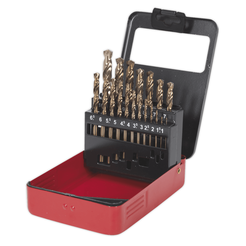 Sealey Cobalt Drill Bit Set 19pc Metric Model No-AK4701