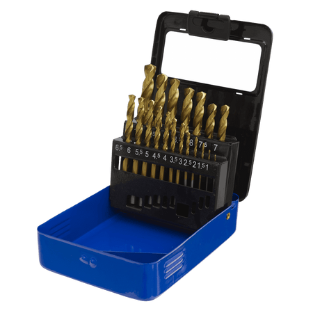 Sealey Drill Bit Set 19pc Titanium Coated Metric Model No-AK4719