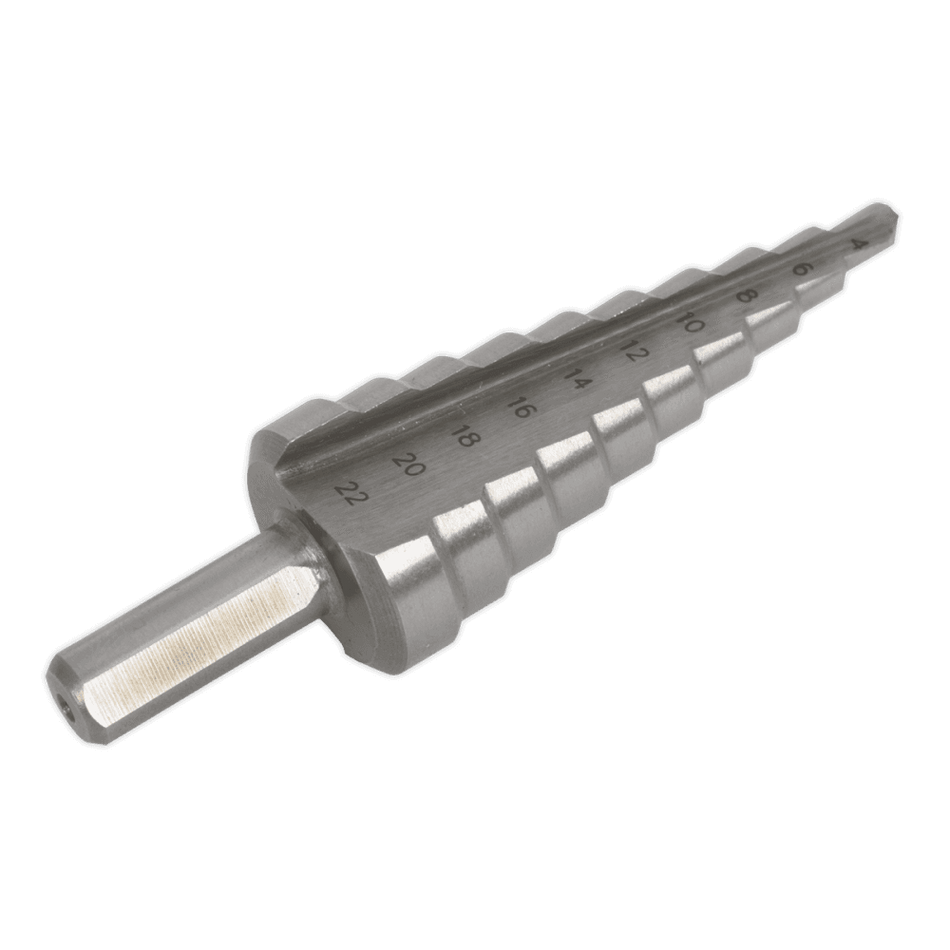 Sealey Step Drill Bit 4-22mm Model No-AK4722