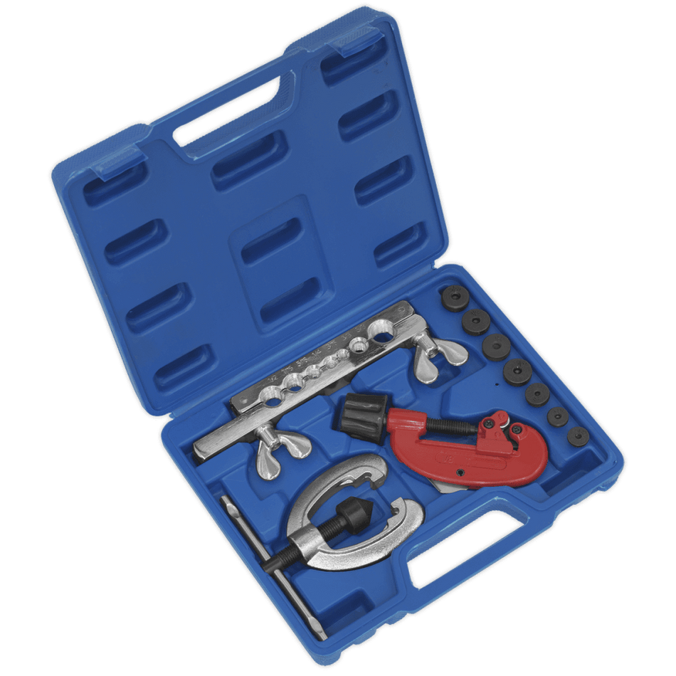 Sealey Pipe Flaring & Cutting Kit 10pc Model No-AK506