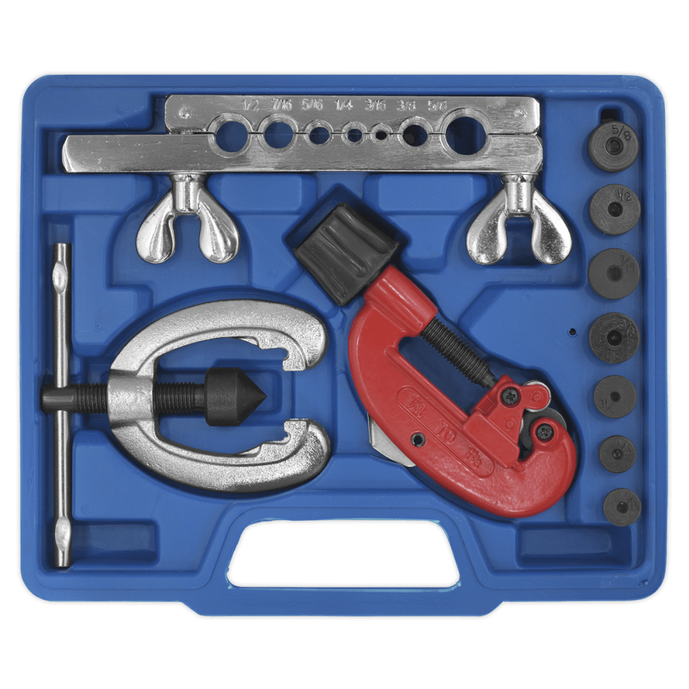Sealey Pipe Flaring & Cutting Kit 10pc Model No-AK506