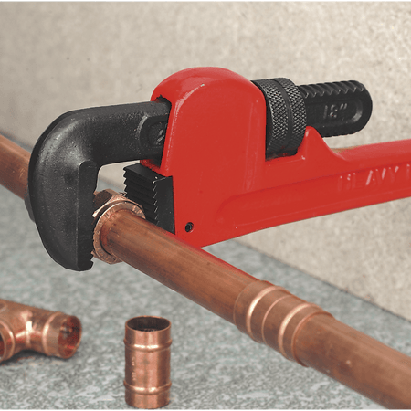 Sealey Pipe Wrench European Pattern 250mm Cast Steel Model No-AK5102
