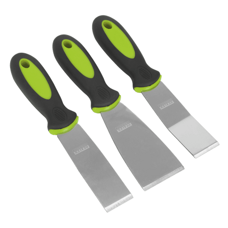 Sealey Rigid Blade Scraper Set with Hammer Cap 3pc Model No-AK523