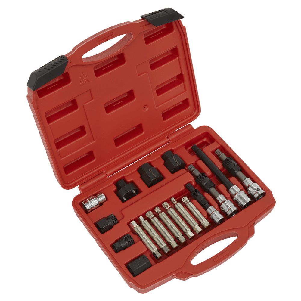 Sealey Alternator Freewheel Pulley Removal Set 18pc Model No-SX402
