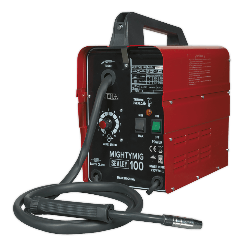 Sealey Professional No-Gas MIG Welder 100Amp 230V Model No-MIGHTYMIG100
