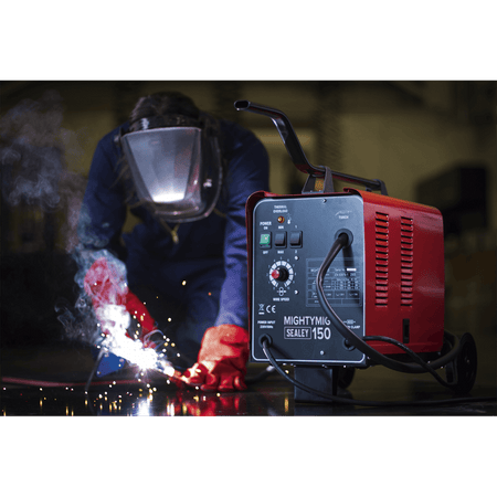 Sealey Professional Gas/No-Gas MIG Welder 150Amp 230V Model No-MIGHTYMIG150