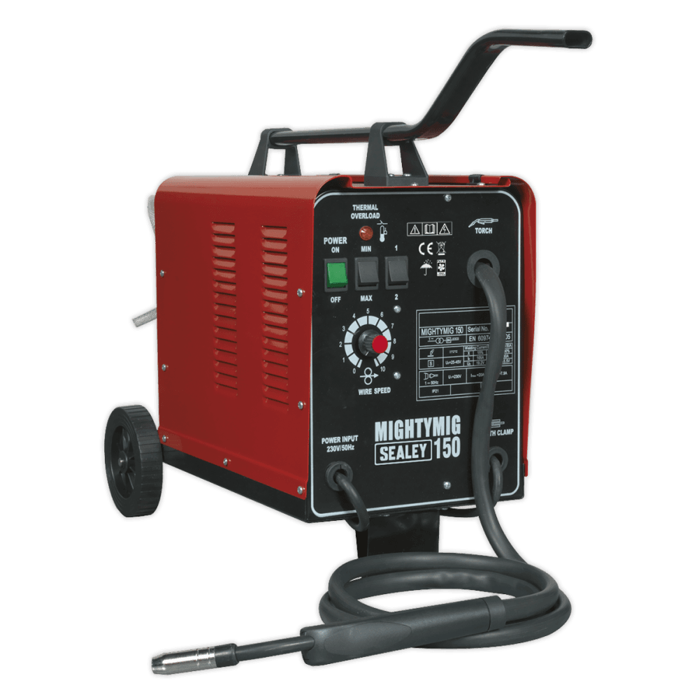 Sealey Professional Gas/No-Gas MIG Welder 150Amp 230V Model No-MIGHTYMIG150