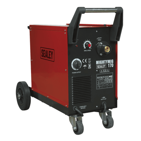 Sealey Professional Gas/No-Gas MIG Welder 170Amp with Euro Torch Model No-MIGHTYMIG170