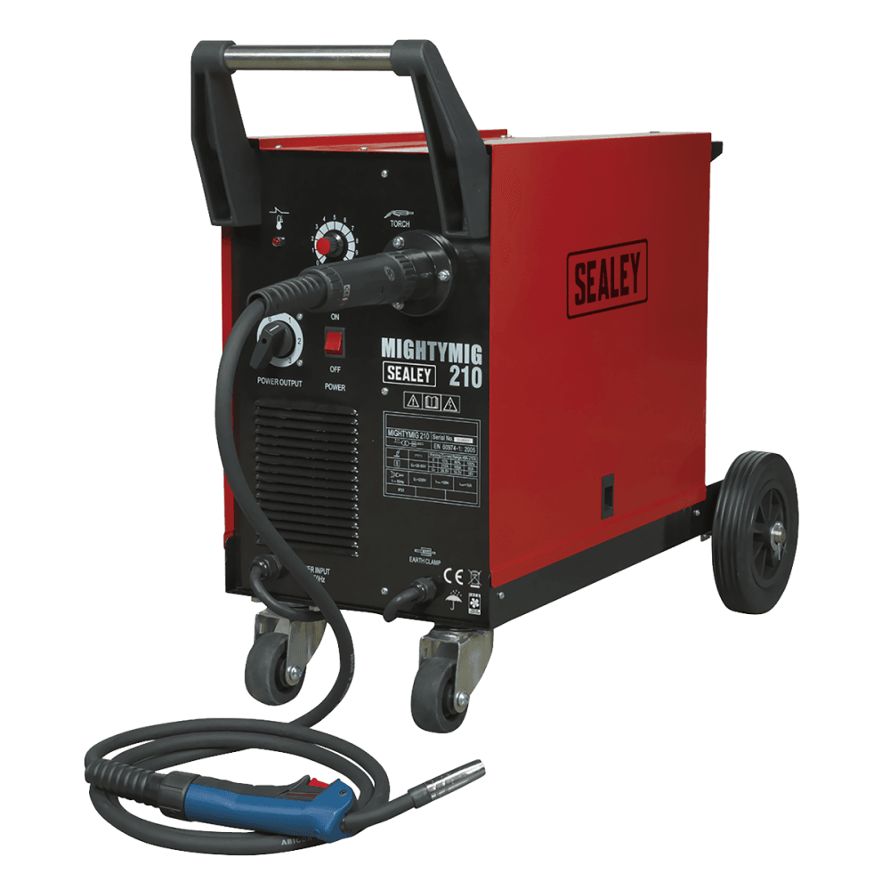 Sealey Professional Gas/No-Gas MIG Welder 210Amp with Euro Torch Model No-MIGHTYMIG210