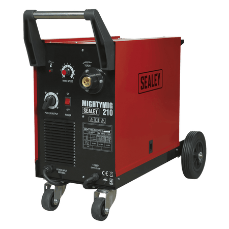 Sealey Professional Gas/No-Gas MIG Welder 210Amp with Euro Torch Model No-MIGHTYMIG210