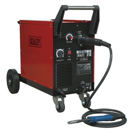 Sealey Professional Gas/No-Gas MIG Welder 210Amp with Euro Torch Model No-MIGHTYMIG210