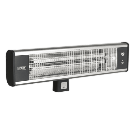 Sealey High Efficiency Carbon Fibre Infrared Wall Heater 1800W/230V Model No-IWMH1809R