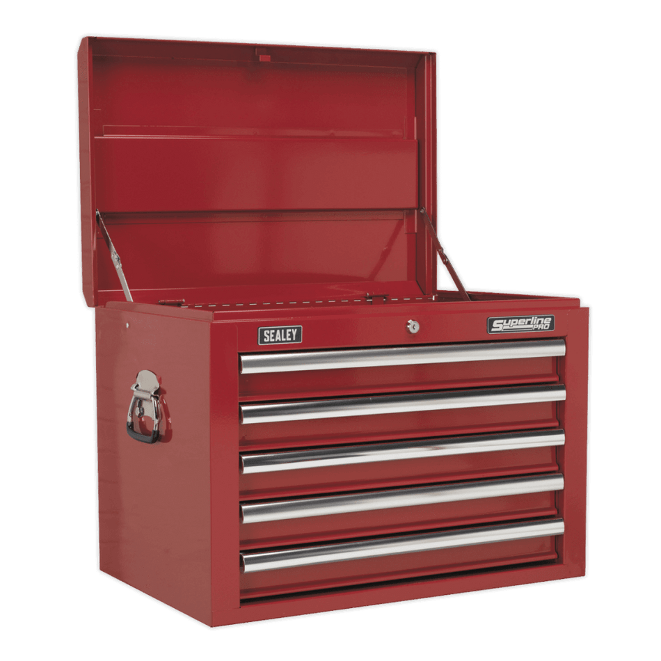 Sealey Topchest 5 Drawer with Ball Bearing Runners - Red Model No-AP26059T
