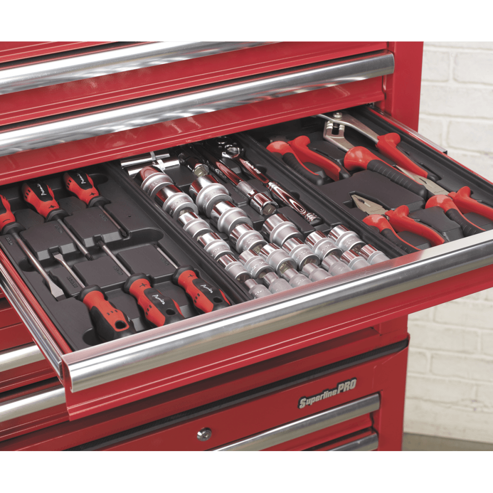 Sealey Topchest 5 Drawer with Ball Bearing Runners - Red Model No-AP26059T