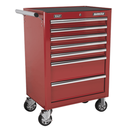 Sealey Rollcab 7 Drawer with Ball Bearing Runners - Red Model No-AP26479T