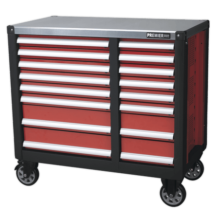 Sealey Mobile Workstation 16 Drawer with Ball Bearing Runners Model No-AP24216