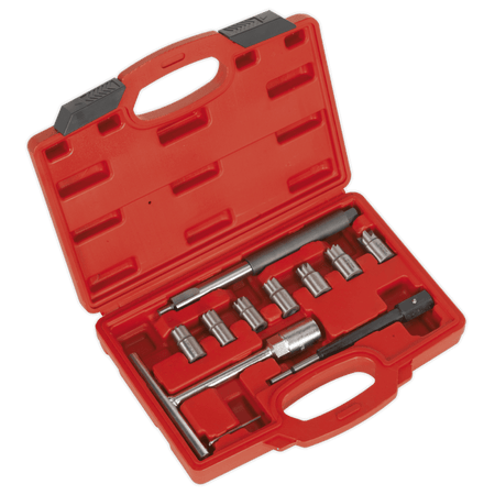 Sealey Diesel Injector Seat Cleaner Set 10pc Model No-VS2055