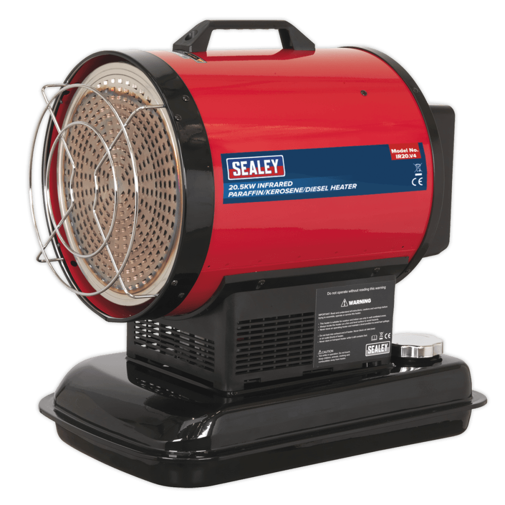 Sealey Infrared Paraffin, Kerosene & Diesel Heater 20.5kW 230V Model No-IR20