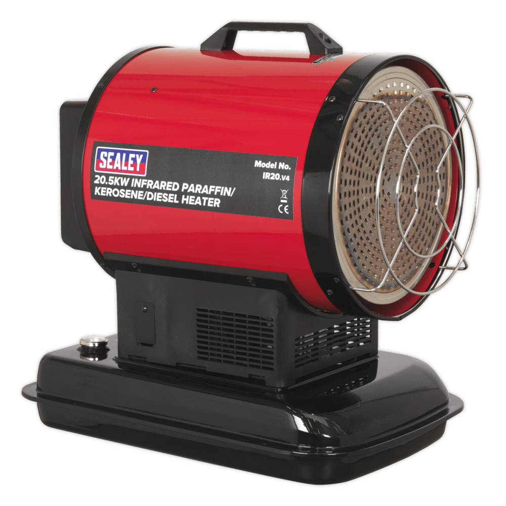 Sealey Infrared Paraffin, Kerosene & Diesel Heater 20.5kW 230V Model No-IR20