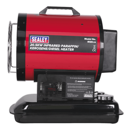 Sealey Infrared Paraffin, Kerosene & Diesel Heater 20.5kW 230V Model No-IR20