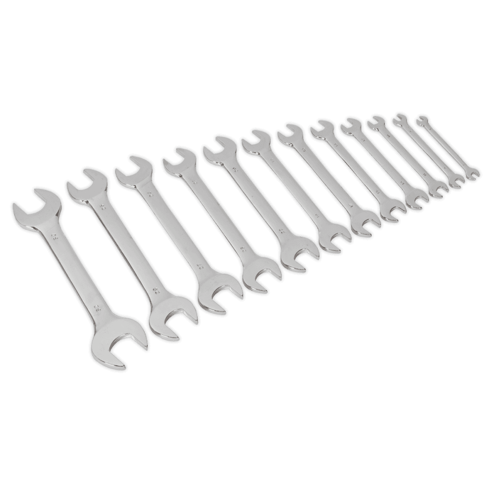 Sealey Double Open End Spanner Set 12pc Metric Model No-S0849