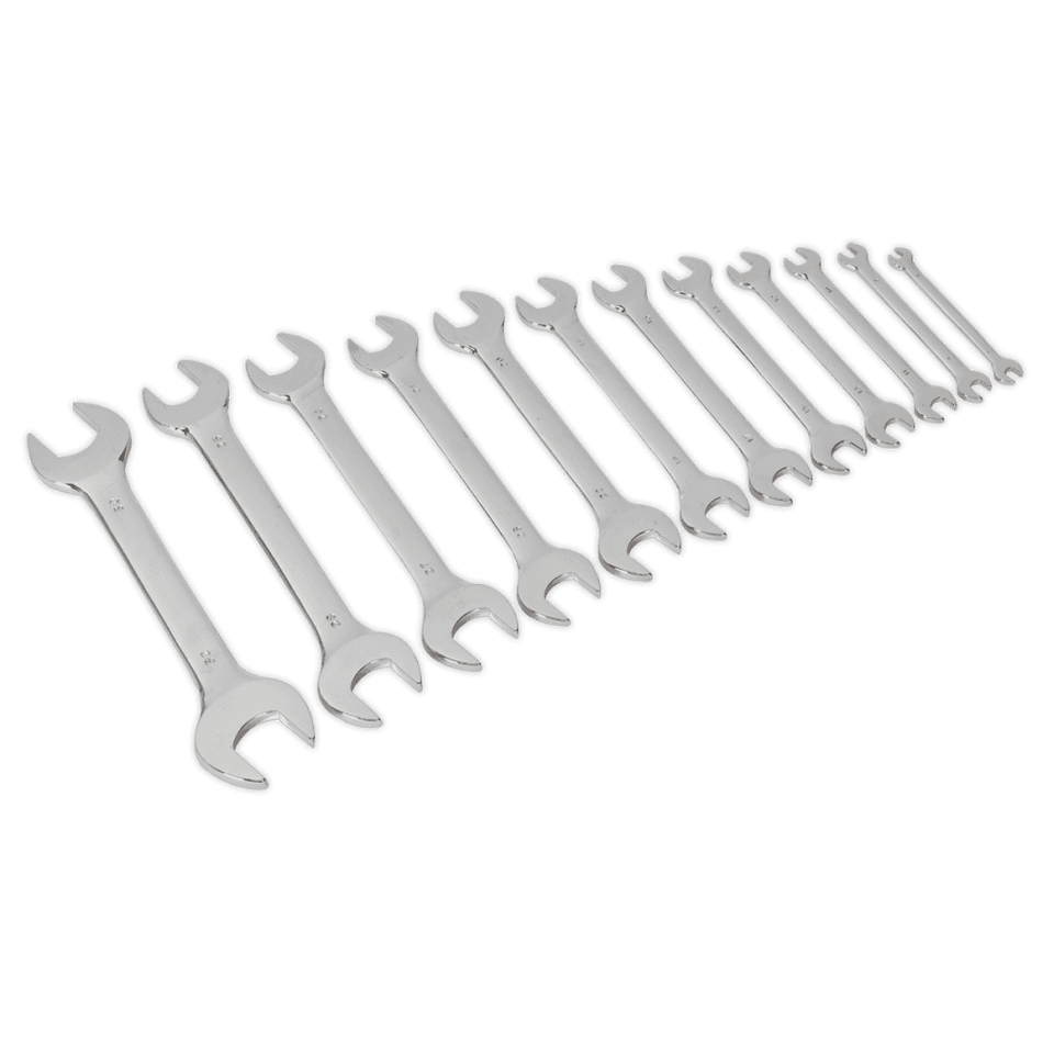 Sealey Double Open End Spanner Set 12pc Metric Model No-S0849