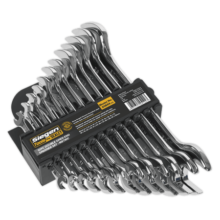 Sealey Double Open End Spanner Set 12pc Metric Model No-S0849