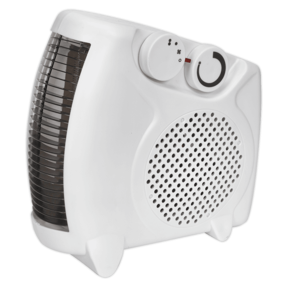 Sealey Fan Heater 2000W/230V 2 Heat Settings with Thermostat Model No-FH2010