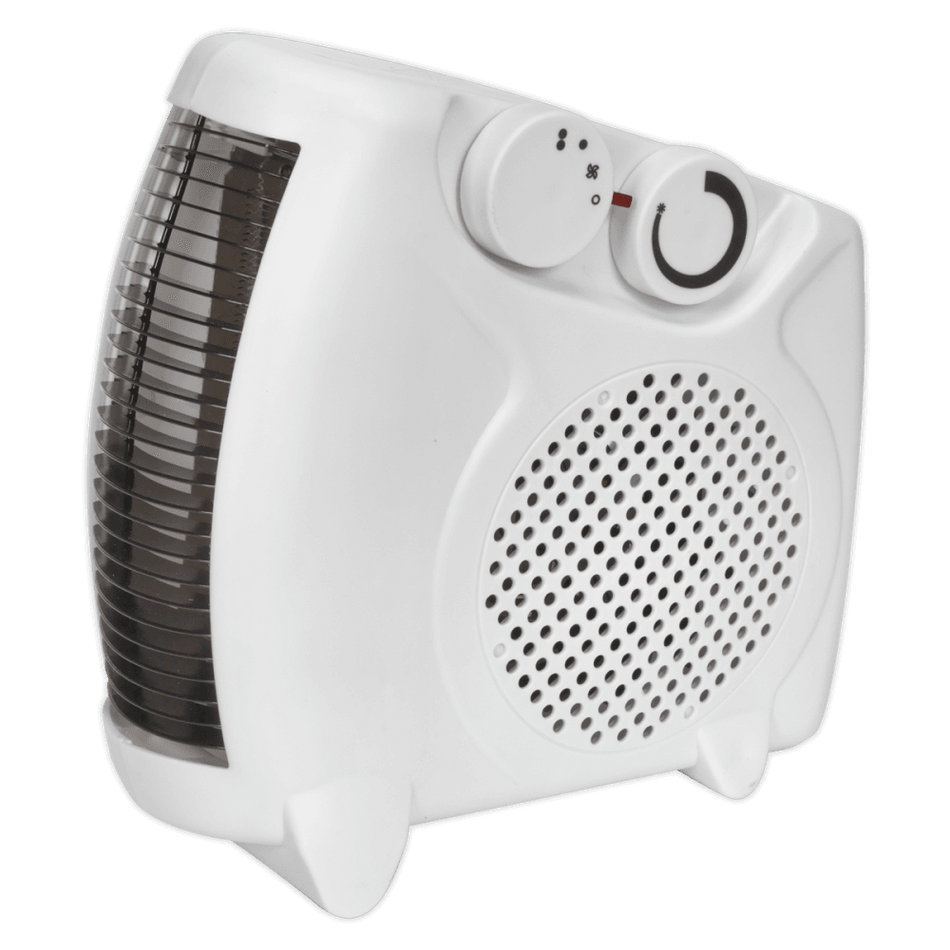 Sealey Fan Heater 2000W/230V 2 Heat Settings with Thermostat Model No-FH2010