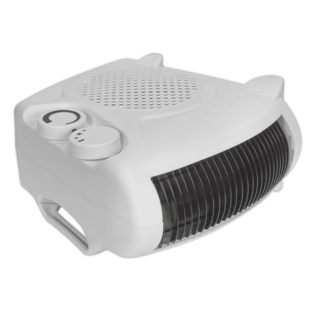 Sealey Fan Heater 2000W/230V 2 Heat Settings with Thermostat Model No-FH2010
