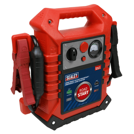 Sealey RoadStart Emergency Power Pack 12/24V 3000/1500 Peak Amps Model No-RS125