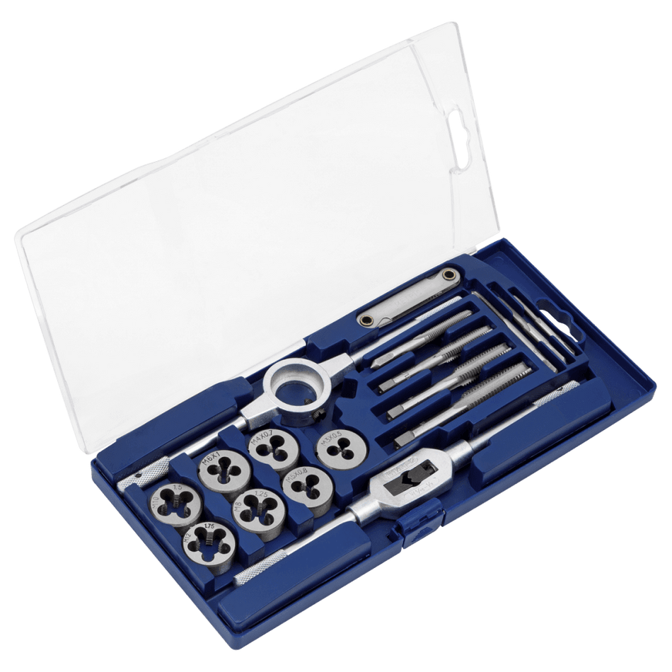 Sealey Tap & Die Set 17pc Metric Model No-AK321