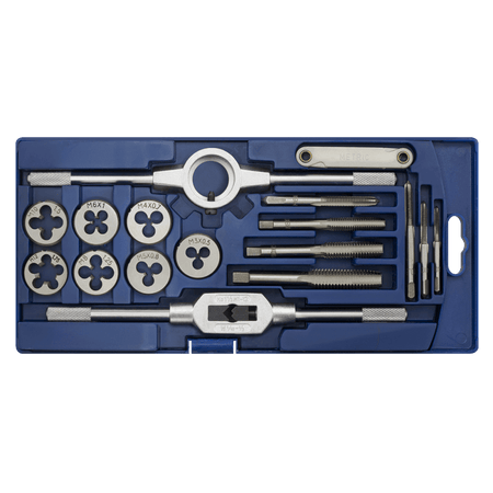 Sealey Tap & Die Set 17pc Metric Model No-AK321