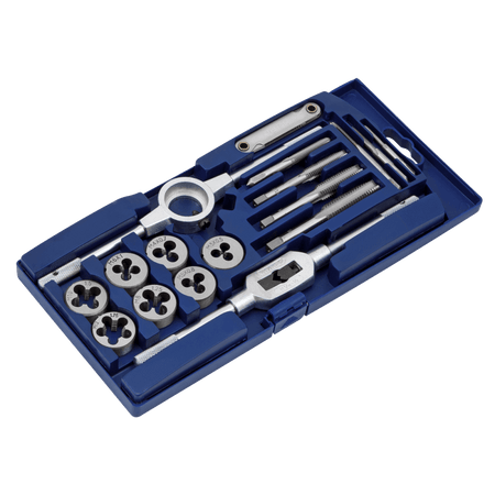 Sealey Tap & Die Set 17pc Metric Model No-AK321