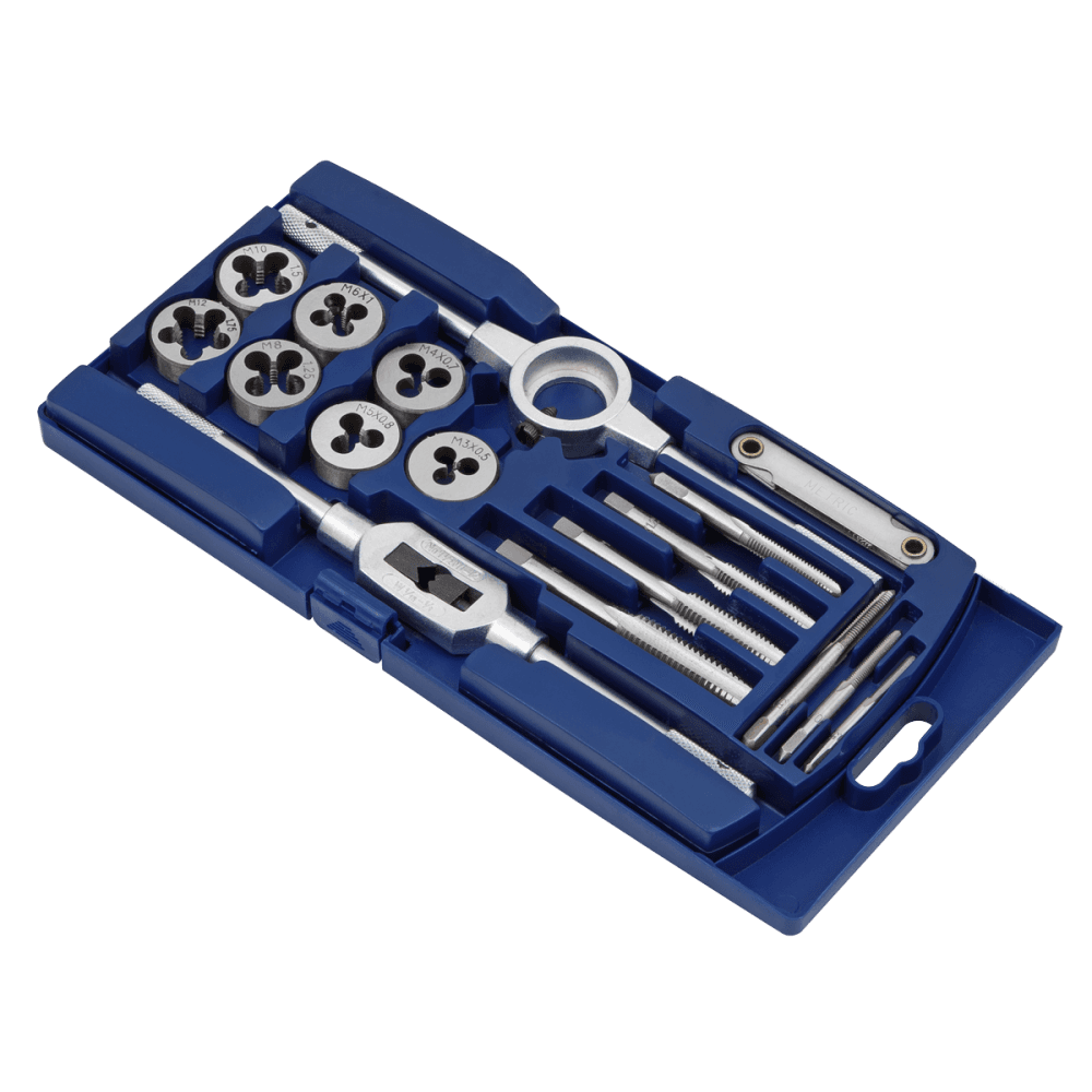 Sealey Tap & Die Set 17pc Metric Model No-AK321