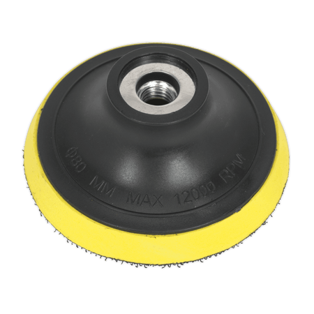 Sealey Hook & Loop Backing Pad 71mm M10 x 1.5mm Model No-PTC75VM10