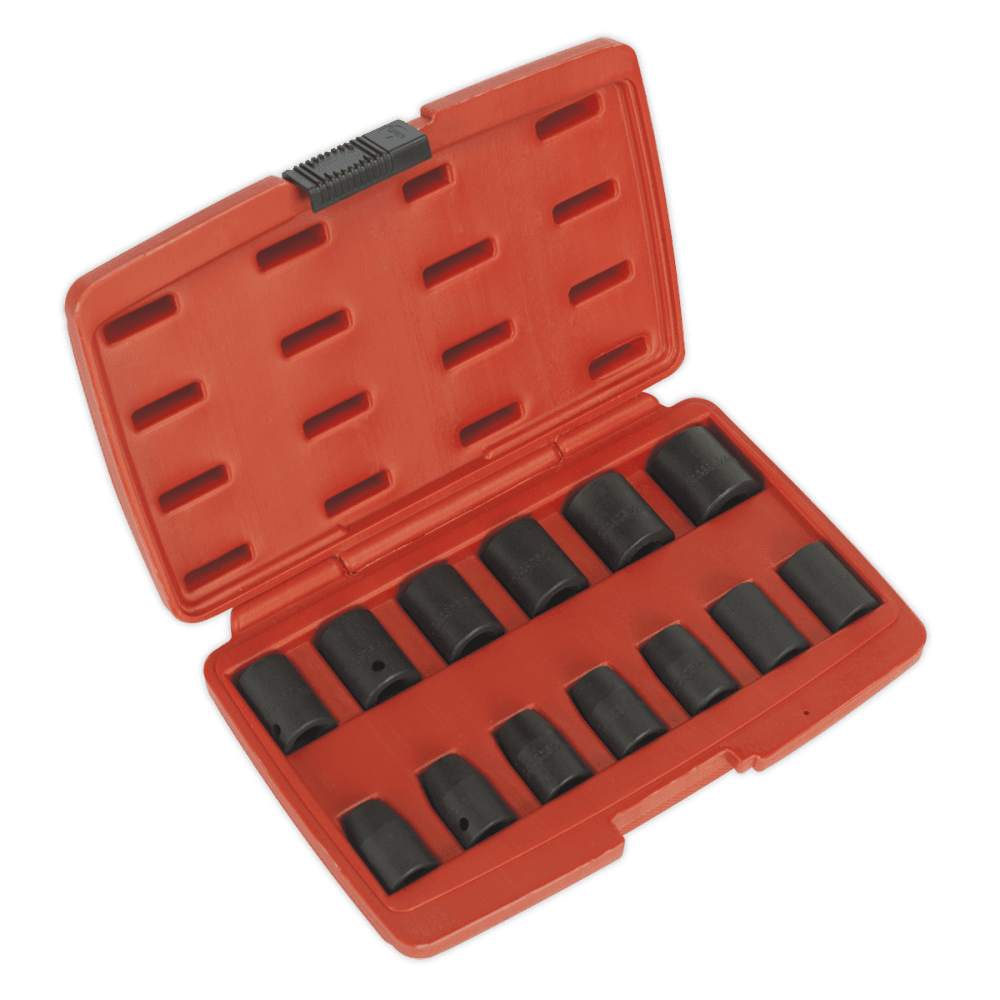 Sealey Impact Socket Set 13pc 1/2"Sq Drive Metric Model No-AK5613M