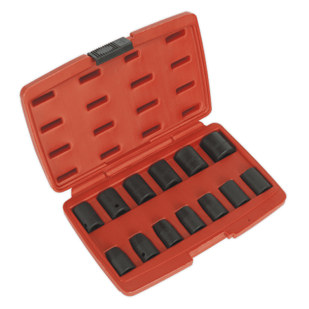 Sealey Impact Socket Set 13pc 1/2"Sq Drive Metric Model No-AK5613M