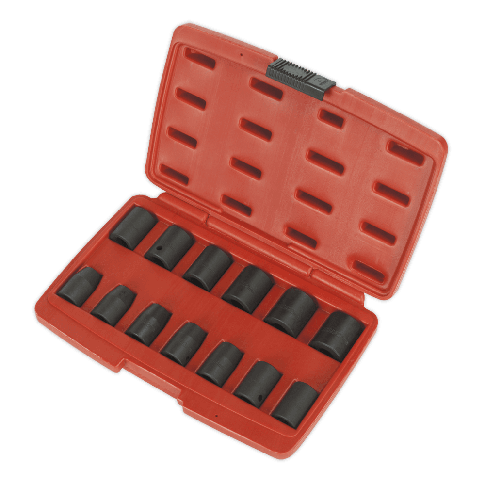 Sealey Impact Socket Set 13pc 1/2"Sq Drive Metric Model No-AK5613M