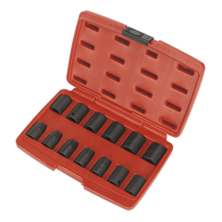 Sealey Impact Socket Set 13pc 1/2"Sq Drive Metric Model No-AK5613M