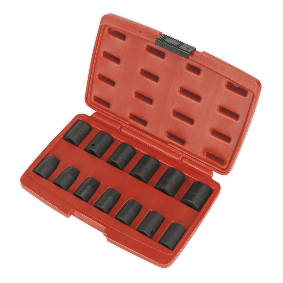 Sealey Impact Socket Set 13pc 1/2"Sq Drive Metric Model No-AK5613M