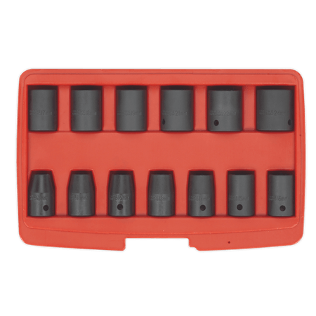 Sealey Impact Socket Set 13pc 1/2"Sq Drive Metric Model No-AK5613M