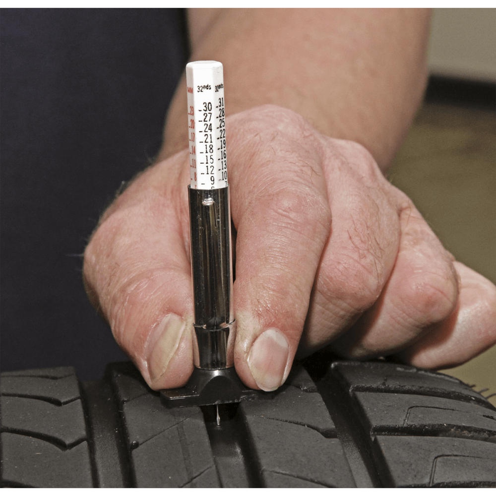 Sealey Tyre Tread Depth Gauge - Pocket Type Model No-TST/DGE
