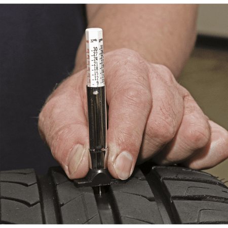 Sealey Tyre Tread Depth Gauge - Pocket Type Model No-TST/DGE