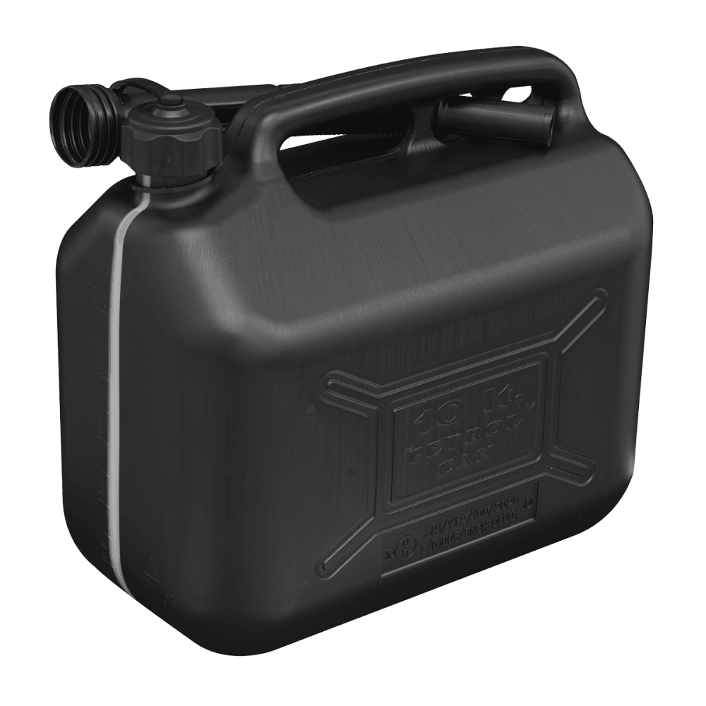 Sealey Fuel Can 10ltr - Black Model No-JC10PB