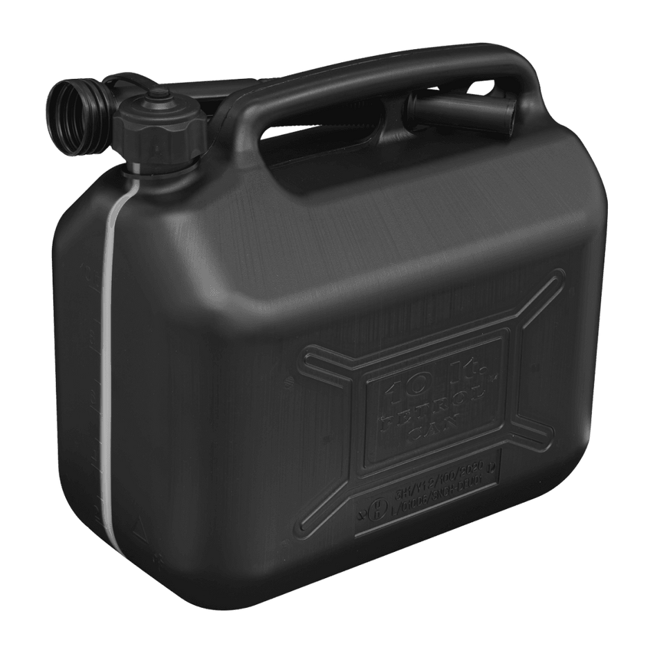 Sealey Fuel Can 10ltr - Black Model No-JC10PB