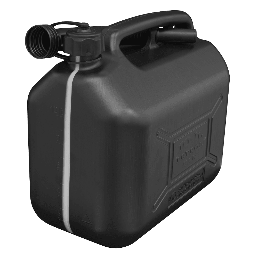 Sealey Fuel Can 10ltr - Black Model No-JC10PB