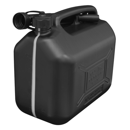 Sealey Fuel Can 10ltr - Black Model No-JC10PB